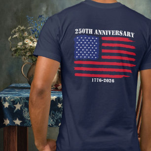 250-årsjubileum Amerikansk flagga Jet Fighter Flyg T Shirt