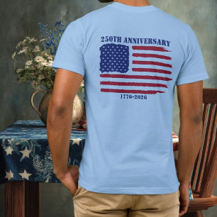 250-årsjubileum Amerikansk flagga Jet Fighter Flyg T Shirt