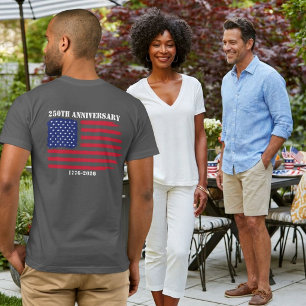 250-årsjubileum Amerikansk flagga Jet Fighter Flyg T Shirt