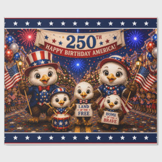 250-årsjubileum Amerikansk Örn 4:e Juli Fest Presentpapper