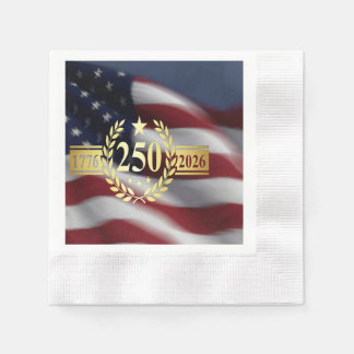 250-årsjubileum Amerikanska Mynt Servetter 1776‑2