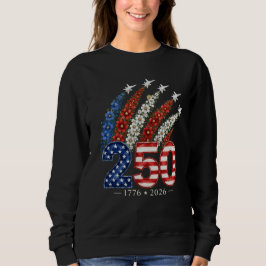 250-årsjubileum Blommig Jetjakt Patriotisk T Shirt