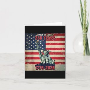 250-årsjubileum för Amerika 1776 2026 4 juli Kort
