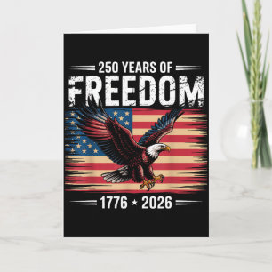 250-årsjubileum för Amerika 2026 år av frihet Kort