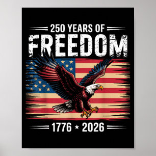 250-årsjubileum för Amerika 2026 år av frihet Poster