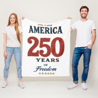 250-årsjubileum för amerikansk frihet 1776 Celebra Fleecefilt