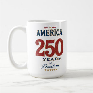 250-årsjubileum för amerikansk frihet 1776 Celebra Kaffemugg