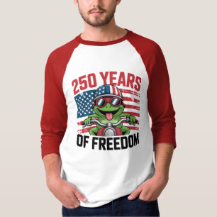 250-årsjubileum för amerikansk självständighet 177 t shirt