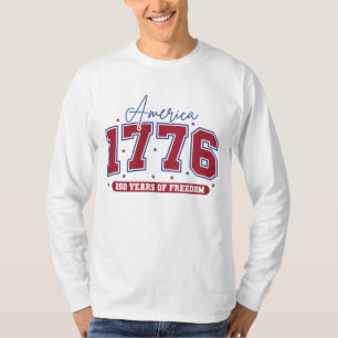 250-årsjubileum för amerikansk självständighet 177 t shirt