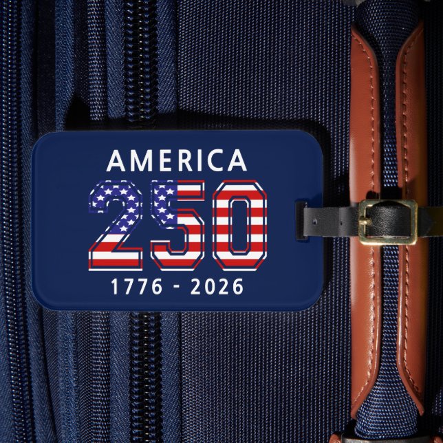 250-årsjubileum för Amerikas förenta stater Bagagebricka (Framsida Insitu 4)