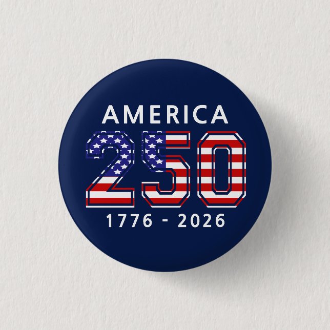 250-årsjubileum för Amerikas förenta stater Knapp (Framsida)