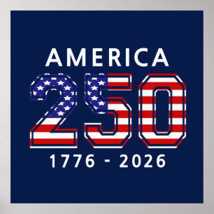 250-årsjubileum för USA Poster