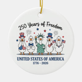 250-årsjubileum för USA:s självständighet, Patriot Julgransprydnad Keramik