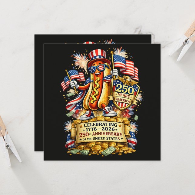 250-årsjubileum för USA:s självständighetsfirande (Fram/Back In Situ)