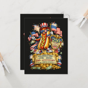 250-årsjubileum för USA:s självständighetsfirande Inbjudningar