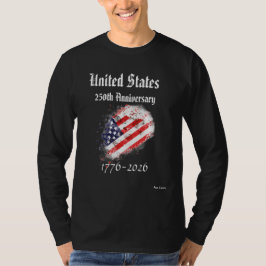 250-årsjubileum för USA T Shirt