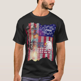 250-årsjubileum för USA T Shirt