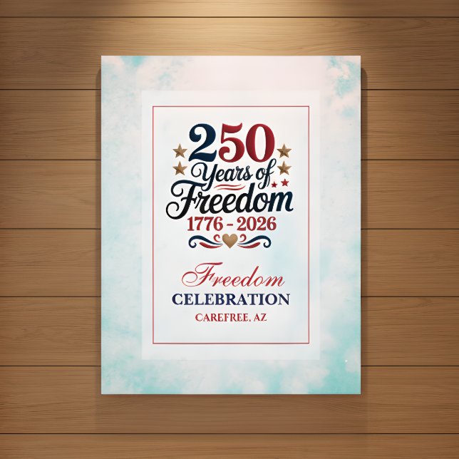 250-årsjubileum Frihetshimmel Poster (Skapare uppladdad)