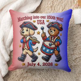 250-årsjubileum i den fjärde juli i USA Kudde