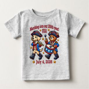250-årsjubileum i den fjärde juli i USA T Shirt