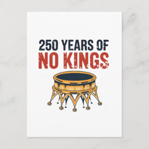250-årsjubileum Inge Kung 4 juli 1776-2026 Vykort