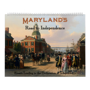 250-årsjubileum - Kalendern för delstaten Maryland Kalender