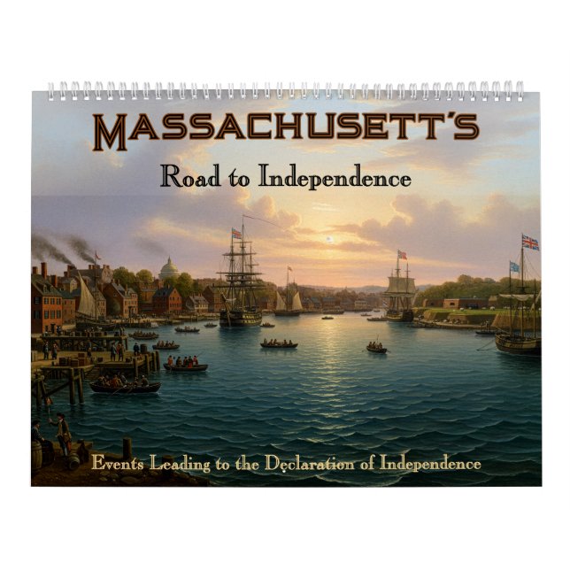 250-årsjubileum - Kalendern för delstaten Massachu Kalender (Omslag)