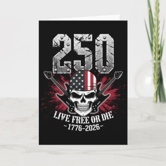 250-årsjubileum Patriotisk 4 juli – USA 1776-20 Kort