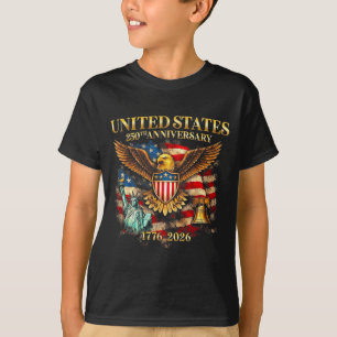250-årsjubileum Självständighetsdagen 1776 2026 T Shirt