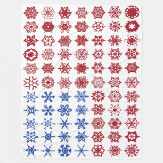 250-årsjubileum Snöflinga Collage Flagga Fleecefilt