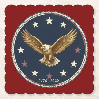 250-årsjubileum Square Kragad Papperskust Underlägg Papper