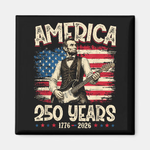 250-årsjubileum Usa 16:e presidenten 250 år 4:e Magnet