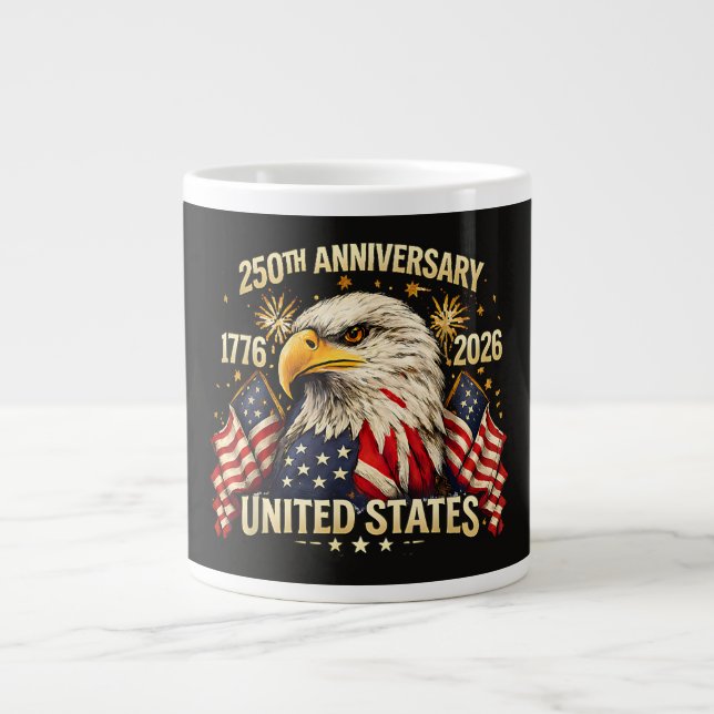 250-årsjubileum USA 1776-2026 Jumbo Mugg (Framsidan)