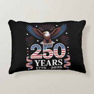 250-årsjubileum USA 1776 2026 Patriotisk Örn Prydnadskudde