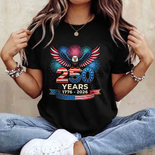250-årsjubileum USA 1776 2026 Patriotisk Örn T Shirt