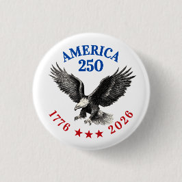 250-årsjubileum USA 2026 Vit Huvad Örn Knapp