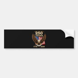 250-årsjubileum USA 250 år 1776-2026 Bildekal