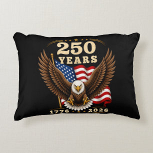 250-årsjubileum USA 250 år 1776-2026 Prydnadskudde