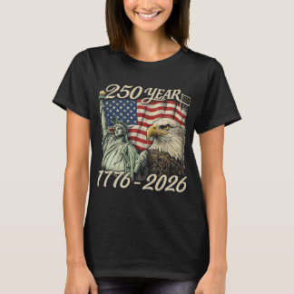250-årsjubileum Usa 250 år Amerikansk 4:e juli T Shirt