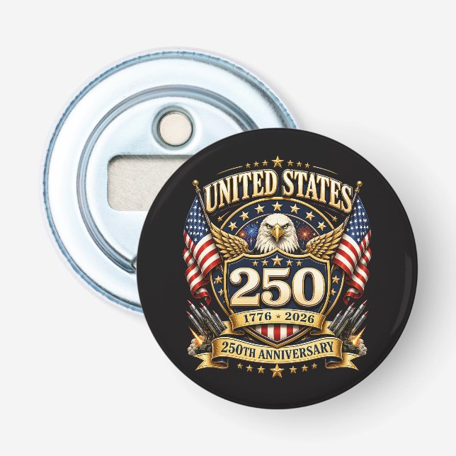 250-årsjubileum USA 250 år  Flasköppnare (Framsidan)
