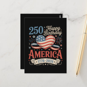 250-årsjubileum USA 250 år Vykort