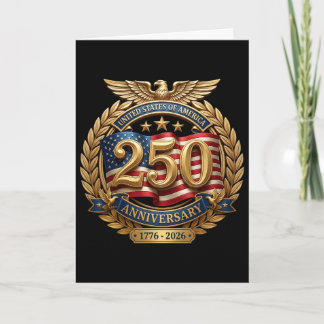 250-årsjubileum USA 250-årsjubileum för amerikansk Kort