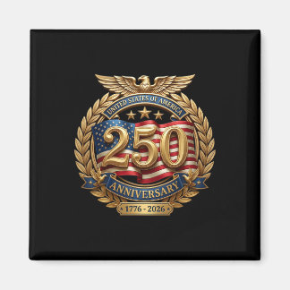 250-årsjubileum USA 250-årsjubileum för självständ Magnet