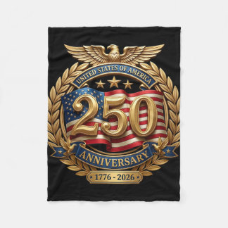 250-årsjubileum USA 250:e självständighetsdagen Am Fleecefilt