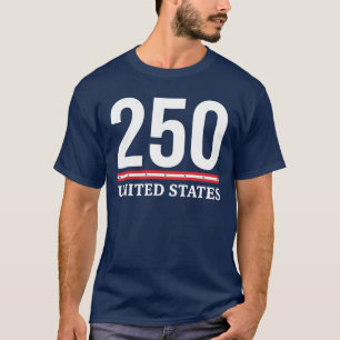 250-årsjubileum USA 250 Förenta Staterna Patriotis T Shirt