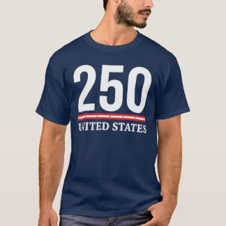 250-årsjubileum USA 250 Förenta Staterna Patriotis T Shirt