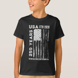 250-årsjubileum USA 4:e juli T-shirt