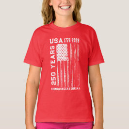 250-årsjubileum USA 4:e juli T-shirt