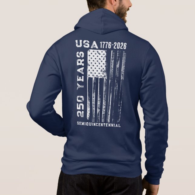 250-årsjubileum USA 4:e juli T Shirt (Baksida)