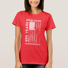 250-årsjubileum USA 4:e juli T-shirt